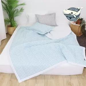 여름 시원한 체크 패턴 베개커버 편안한 베개솜 이불 차렵이불 여름이불