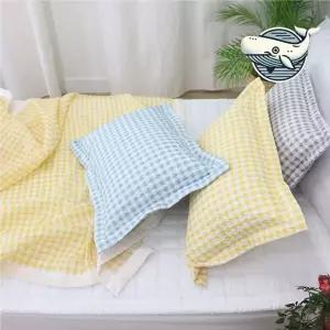 여름에 어울리는 시원한 체크 여름 베개커버 이불 여름이불 여름차렵이불