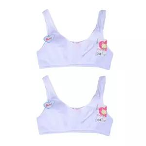 고급 면 줄무늬 주니어브라 1단계 중학생브라 초등여아속옷 중학생속옷