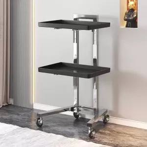 미용카트 미용실 트롤리 카트 스텐카트 웨건 접이식 스텐