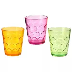 예쁜 물방울무늬 쥬스컵 대 1P 데일리 물컵 주스컵 플라스틱물컵