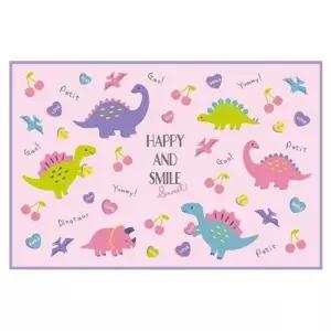 ( )다이노사우르스 해피 접이식 나들이 휴대용 돗자리 90x60cm 공룡 해피앤스마일