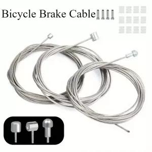 전기자전거 배선 하네스  4pcs 자전거 브레이크 케이블 세트 2m 길이 스테인레스 스틸 시프트 와이어 MTB