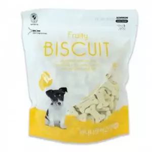 비스켓 220g 10개묶음 바나나맛 바우와우 애완용품 애견간식