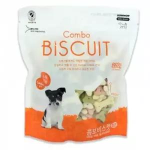 바우와우 콤보 비스켓 220g 10개묶음 애완용품 애견간식