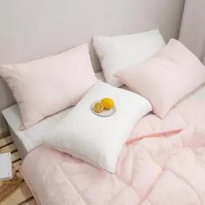 침구 핑크 여름 스노우리플 아이싱 패드/화이트) 간절기이불패드세트 (올데이 SS 잠트