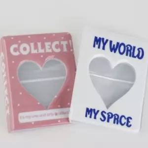 (핑크) 포카 바인더 추억 미니 앨범/사진/포켓/포토/카드/케이스/정리/보관/홀더/엘범/다이어리/수첩/수납