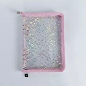 (핑크 A5 6공 R04) 별 프리즘 포토카드 바인더 앨범/포토/카드/포카/케이스/미니/사진/정리/보관/홀더/포켓