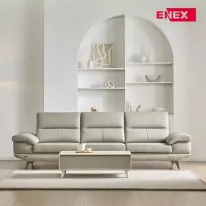 [ENEX]에넥스 밀라노 스타일 이태리 천연면피 통가죽 4인 소파