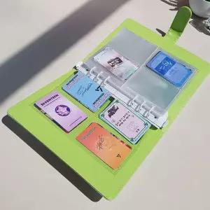 포카 바인더 4칸 속지 20p/정리/사진/보관/홀더/미니/앨범/포켓/포토/엘범/케이스/다이어리/수첩/수납