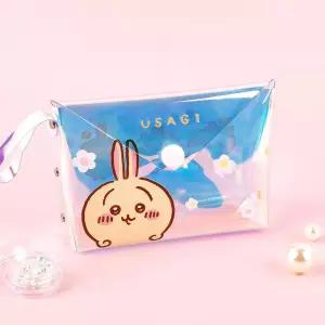 먼작귀 토끼 홀로그램 파우치/케이스/동전/지갑/학생/카드/홀더/손지갑/보관함/엔화/여행용/다용도/캐릭터