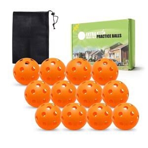 핑거 텐 골프 연습공 플라스틱 컬러 12/24/36/50 팩, 남성용 제한 비행 스포츠 트레이닝 볼, 실내 야외 드라이빙 레인지 뒷마당 사용