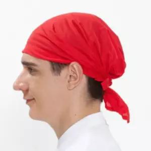 레드 주방두건 식당두건 카페두건 제빵두건 서빙모자 UzU7+2gPF