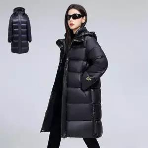 여성 세련된 롱패딩 아우터 하이넥 겨울 BM-204