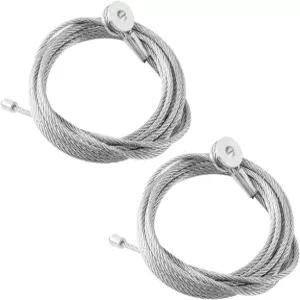 한 쌍 (2) 밀폐형 화물 트레일러 램프 도어 케이블 교체 키트 150인치 CAB1-8CB150