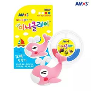 (고래) 아모스 미니 클레이 만들기/점토/공예/놀이/칼라/어린이/컬러/키즈/아트/공작/색깔/색점토/색찰흙