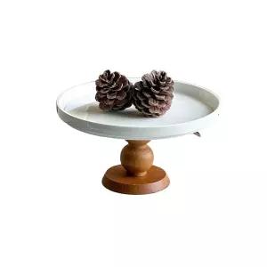 세라믹 접시 테이블웨어 케이크 스탠드 과일 디저트 홈카페 플레이트 트레이 플레이팅