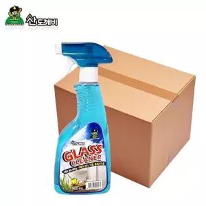 거울청소 매직크린 한박스12개입 유리세척제 글래스클리너600ml