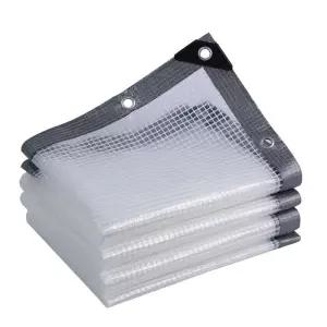 타포린천막 투명 방수천 메쉬 차양막 방풍 식물보호 커버 덮개