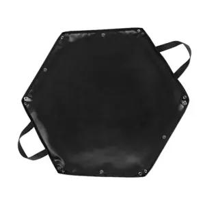 난로받침대 육각 캠핑 방염매트 대형 난로 화로대 방염포 깔개 1P