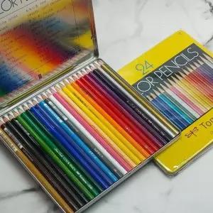 그림도구 톰보 컬러링 고품질 색연필 메탈케이스 24색세트
