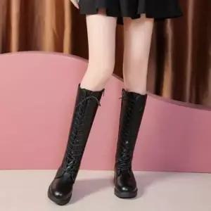 인기상품 기모 롱 부츠 겨울 여성 슈트 장화 신발 [WFJ2BNC_260227]