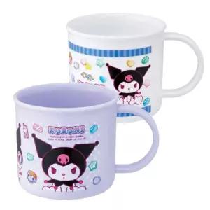 (200ml 2P 세트) 쿠로미 마슈구미 핸들컵/욕실/양치컵/아동컵/유아용컵/어린이컵/초등/물컵/학교/물잔/유아