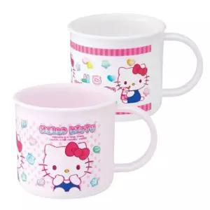 (200ml 2P 세트) 헬로키티 마슈구미 핸들컵/물컵/학교/물잔/유아/어린이/머그컵/주스컵/양치/손잡이컵/굿즈