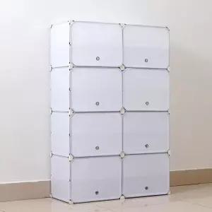 신발장(85x127cm) 화이트 도어형 슈즈정리 DIY