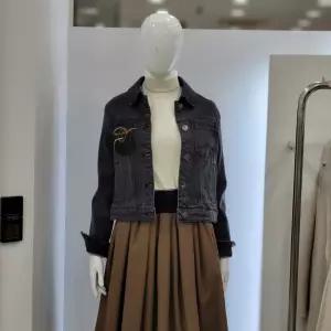 꼼빠니아양산 숏 블랙진 자켓 CAEW9 WDJ900 450_YS