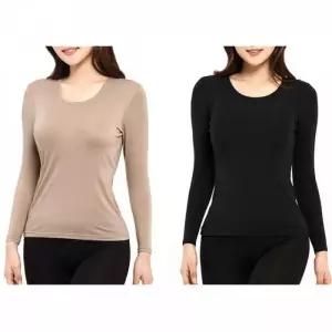 여자 탈부착 HL] try 내의 히트업 상의 브라티셔츠