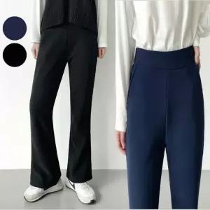 여성 부츠컷 겨울바지 팬츠 안감 융털 슬랙스 기모