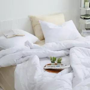 사계절 이불패드세트 베딩 순면이불패드세트 화이트 Q 침구 순면 샤이니