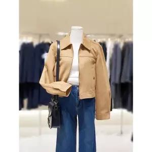 [롯데백화점]SOUP 집업숏 스웨이드자켓  SCRLE321