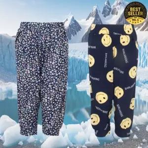 쿨링바지 원픽마켓 냉장고바지 꽃무늬 할머니 바지 사방스판