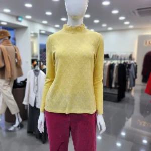 꼼빠니아레이스 시스루 니트 티셔츠 CAEW0WKL110