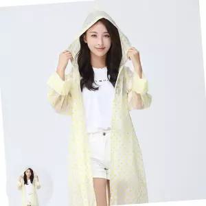 판초우의 EVA 땡땡이 우비 여름 장마철 남여공용 비옷 레인코트