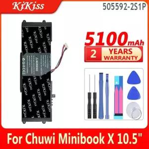Aierxuan Dere 노트북 배터리 용 Chuwi Minibook X 10.5  인치 5100mAh KiKiss 505592-2S1P