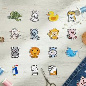 열접착 자수패치 셋트 와펜 리폼 꾸미기 DIY 15개입