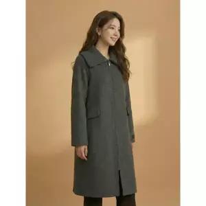 꼼빠니아러 카라 집업 코트CW23CO3802042C