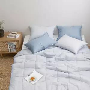 아이싱 그레이 (올데이 간절기이불패드세트 여름 패드/화이트) 침구 스노우리플 SS 잠