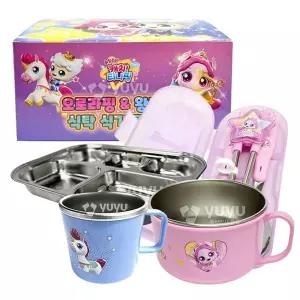 유치원선물세트 티니핑5 식기 풀세트 오로라핑 왕자핑 수저 그릇 1P