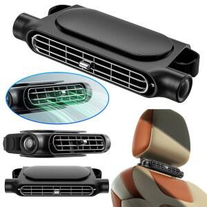 카시트선풍기 휴대용 카시트 선풍기 앞 뒷좌석 조수석 3 단 속도 조절 가능 USB 전원 환풍기