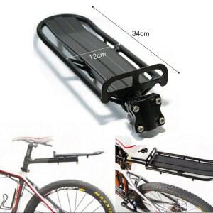 자전거리어랙 자전거 수하물 캐리어 랙 알루미늄 합금 화물 후면 선반 사이클링 시트포스트 가방 거치대 스탠드 MTB 설치 도구 9KG