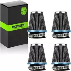 크롬 에어 필터 포드 54mm - 4개 세트 MOPASEN의 혼다 모터사이클 1979-1982 CB750 CB900에 맞습니다