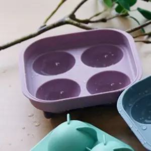 실리콘 아이스 얼음 왕볼 트레이 왕 얼음틀 핑크 실리콘얼음몰드