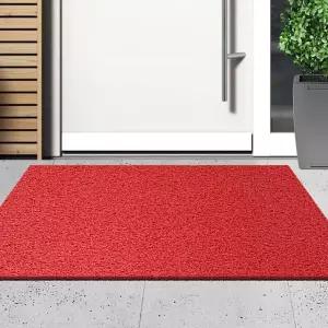 현관신발장 120cm 바닥고무 레드카펫 단면코일매트 롤
