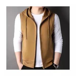 남자 봄가을 오픈 스포츠 만점 업 후드 활용도 민소매 집 가디건 조끼 자켓 SPO마켓3