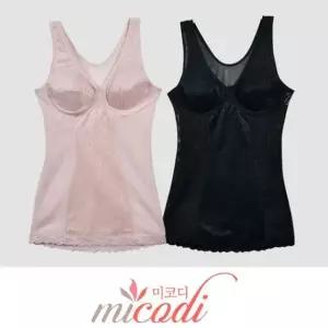 (미코디)시스루 스커트형 올인원 바디 쉐이퍼 rGy7+7GdU