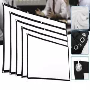 광학스크린원단 디스플레이 시어터 인치 반사 홈 심플 프로젝터 사무실 스크린 천 커튼 100